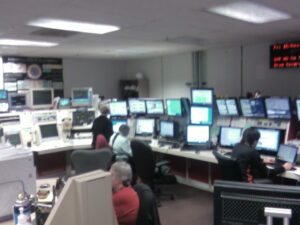 The control room at the D0 site