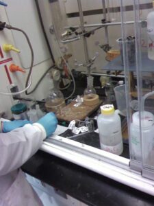 chemistry Testing what polymers came out of the experiment with Emily Pentzer
