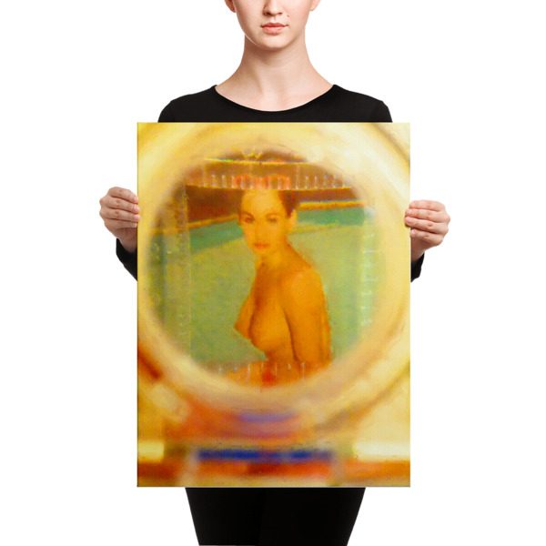 Upon Closer Inspection 18x24 Canvas Print - Image 2