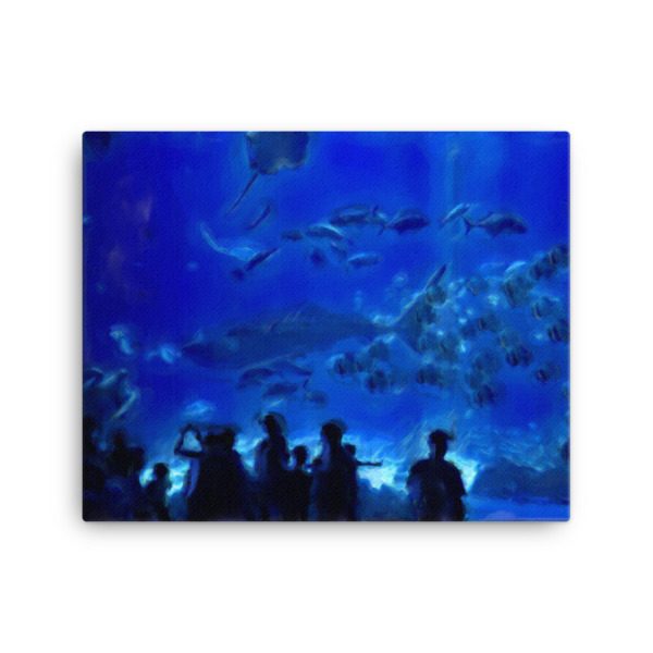 Aquarium - 16x20 Canvas Print