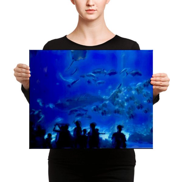 Aquarium - 16x20 Canvas Print - Image 2